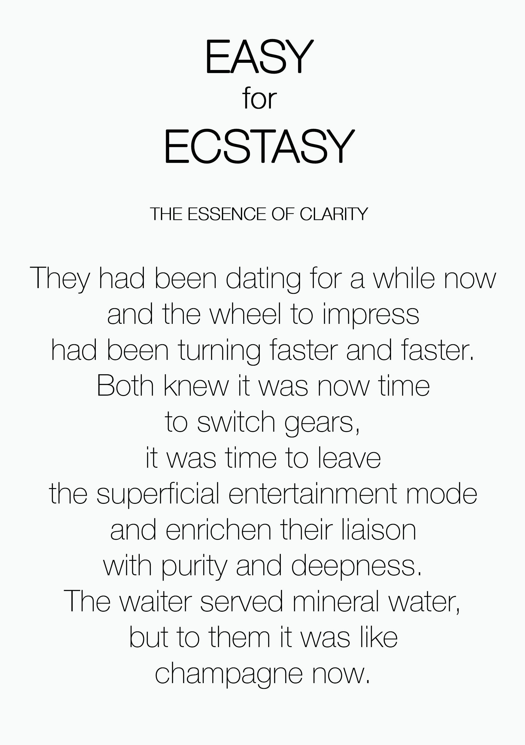 EASY FOR ECSTASY 30ML EDP