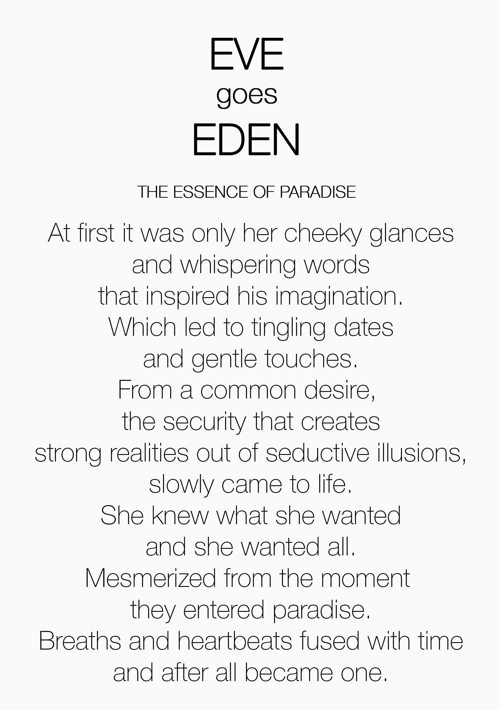 EVE GOES EDEN