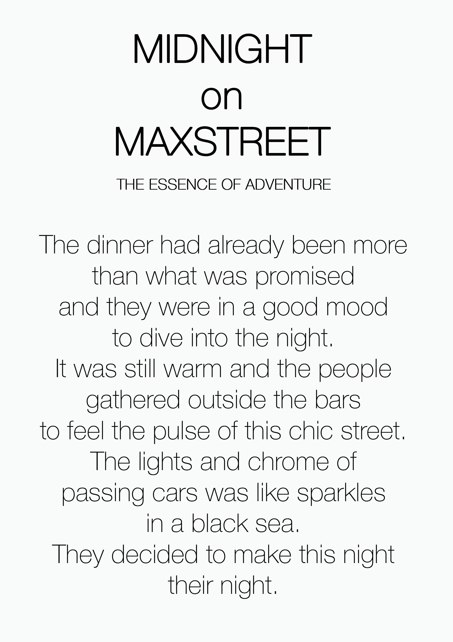 MIDNIGHT ON MAXSTREET 30ML EDP