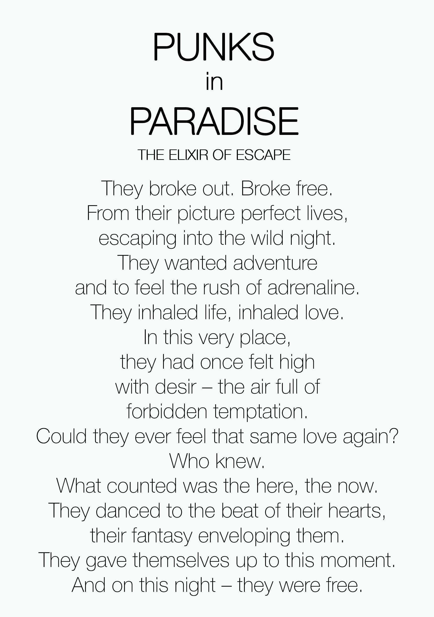 PUNKS IN PARADISE 30ML EDP