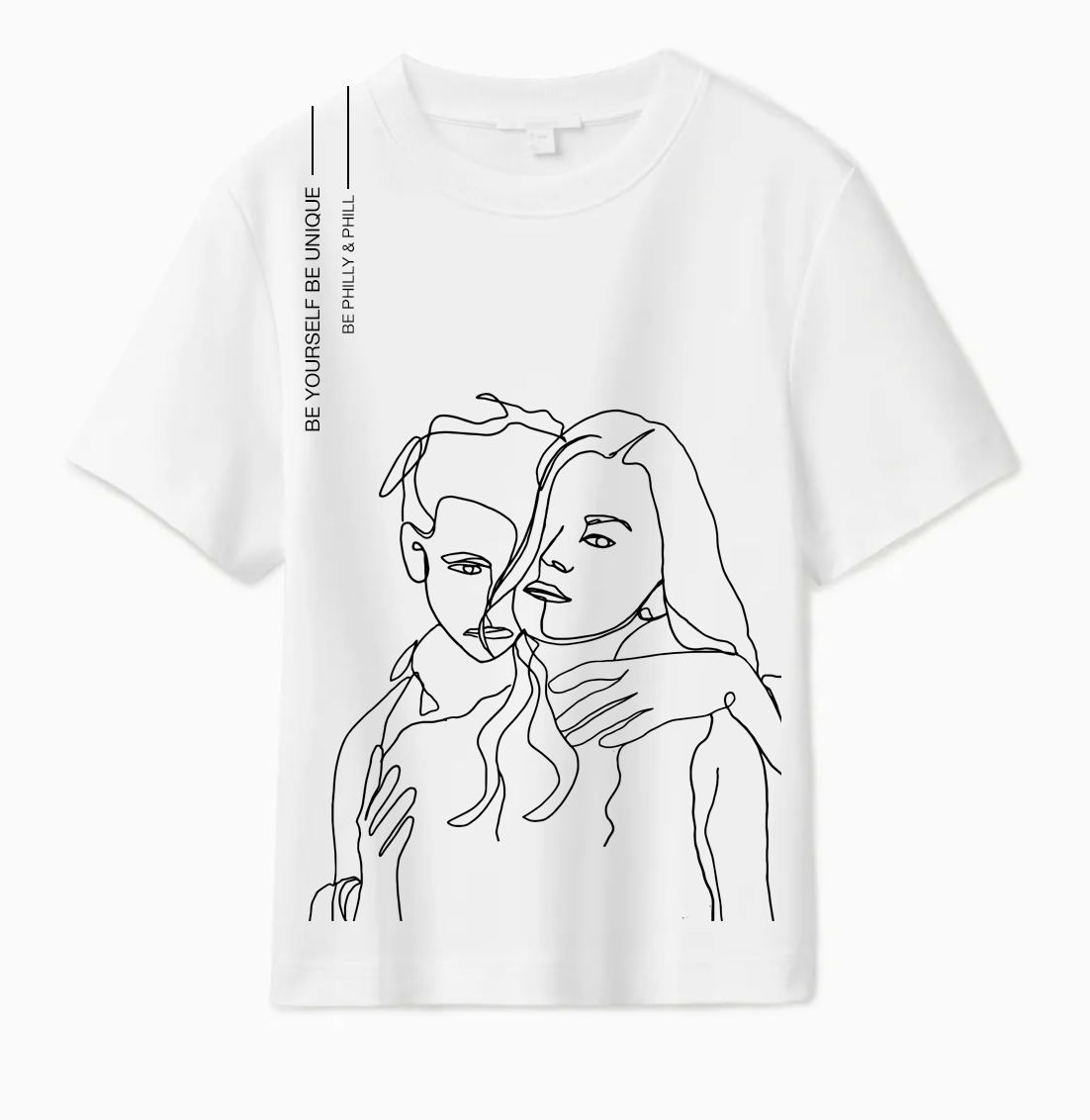Be Unique Shirt Weiß